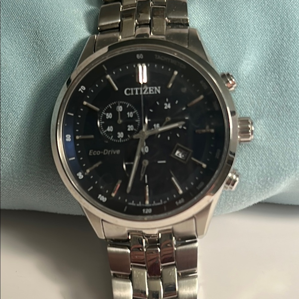 NWT Citizen Men's Silver Watch - Picture 2 of 4